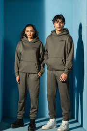 Charcoal Gray Comfort Hoodie Matching Set (Unisex)