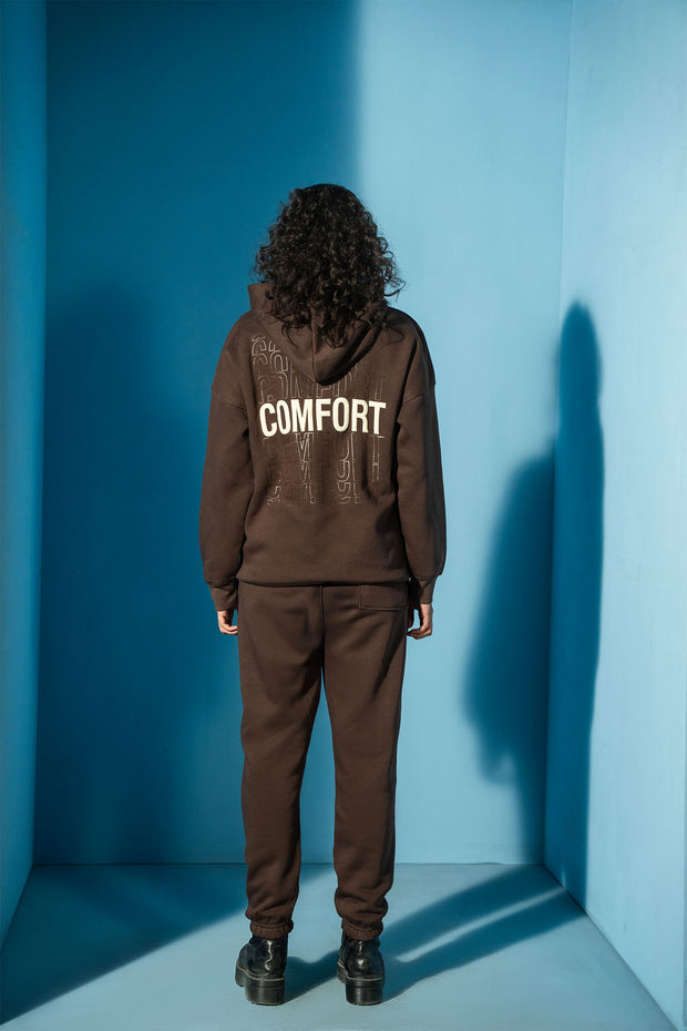 Brown Comfort Hoodie Matching Set (Unisex)