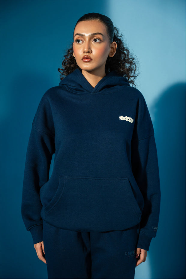 Blue Navy Comfort hoodie Matching Set (Unisex)