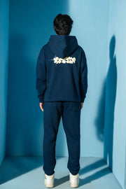 Blue Navy Comfort hoodie Matching Set (Unisex)