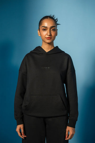 Black Comfort Hoodie Matching Set (Unisex)