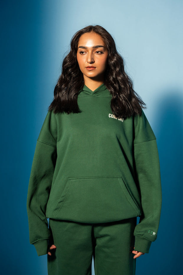 Green Comfort Hoodie Matching Set (Unisex)