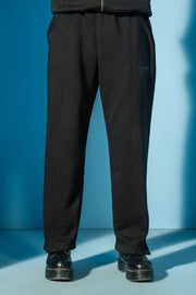 Black Wide-Leg Sweatpant (Unisex)