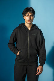 Black Comfort Full Zip Matching Set (Unisex)