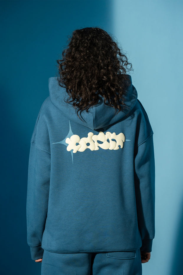 Arctic Blue Comfort Hoodie Matching Set (Unisex)