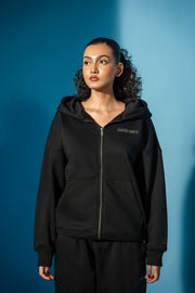 Black Comfort Full Zip Matching Set (Unisex)