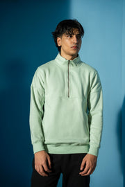 Light Green Half-Zip