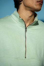 Light Green Half-Zip